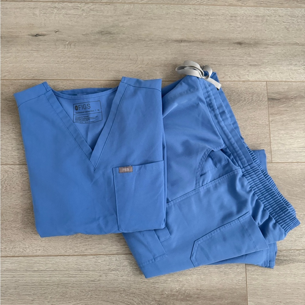 Figs Technical Collection Ceil Blue Scrubs